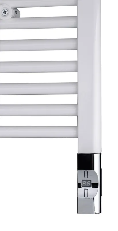 Sapho elektromos termosztátos fűtőpatron radiátorhoz, távirányítóval, 600W, D forma, króm (HVD-600C)Sapho Rendeld meg most
