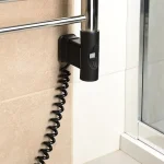Sapho elektromos termosztátos fűtőpatron radiátorhoz, távirányítóval, 600W, kerek, antracit (HVO-600A)Sapho Biztonságos fizetés