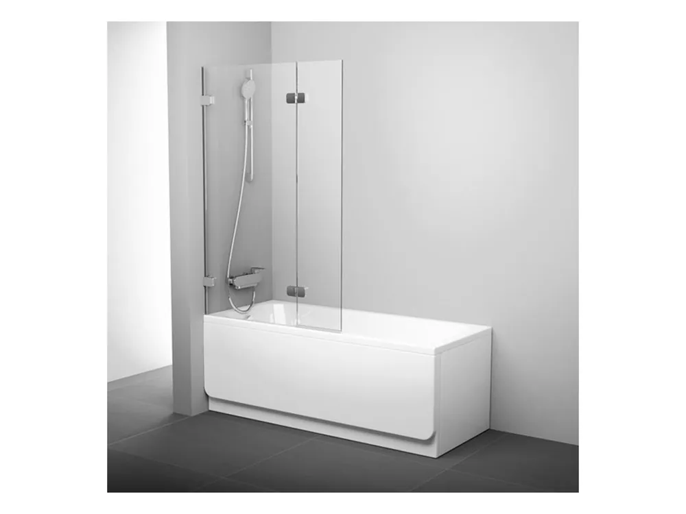 Ravak BVS2 100 cm balos kádparaván Transparent üveggel, zsanércsomag nélkül 7ULA0A00Z1Ravak Olcsó