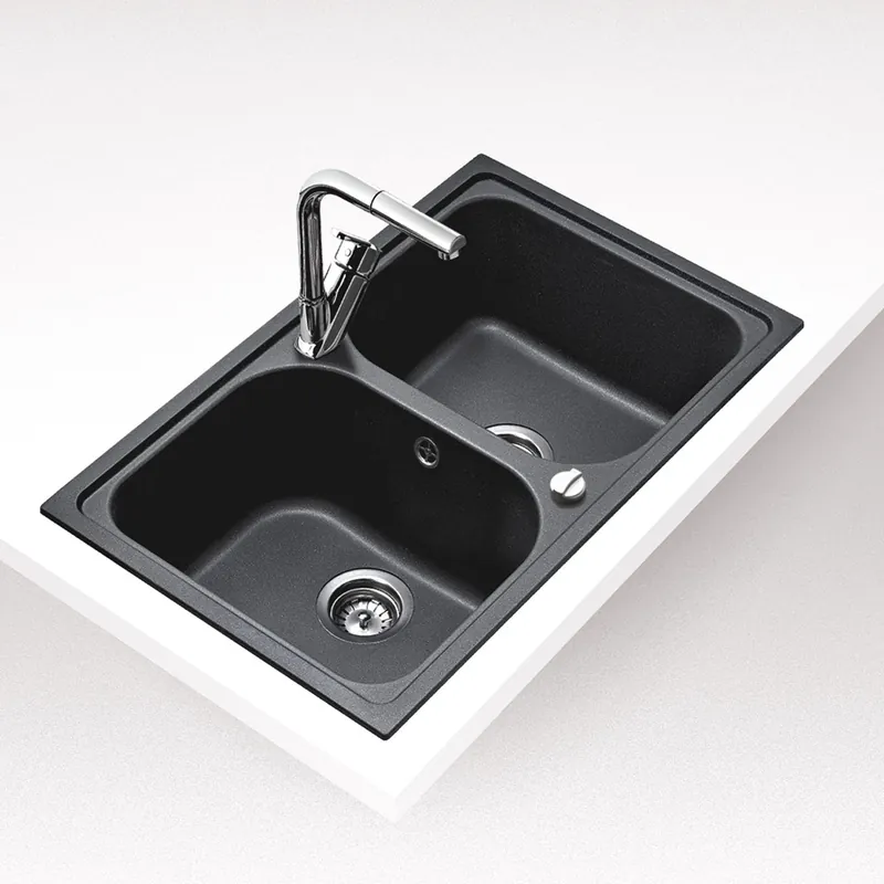 Outlet Teka Alba 80 B TG gránit mosogató * (Carbon, 40143488)Teka