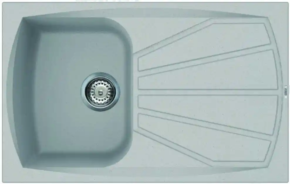Gyors szállítás Elleci Living 300 kompozit mosogatótálca M79 Aluminium LML30079Elleci