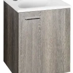 Bestseller AQUALINE ZOJA Mosdótartó szekrény 40x50x32 cm, mali wenge, jobbos (51048MW)Aqualine