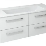 Olcsóbb Sapho PURA mosdótartó szekrény 117x50,5x48,5cm, fehér (PR121)Sapho