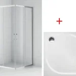 Roltechnik OBS2 80x80 cm szögletes zuhanykabin öntött márvány zuhanytálcával (brillant, transparent, 810-0000050-00-02)Roltechnik Olcsó