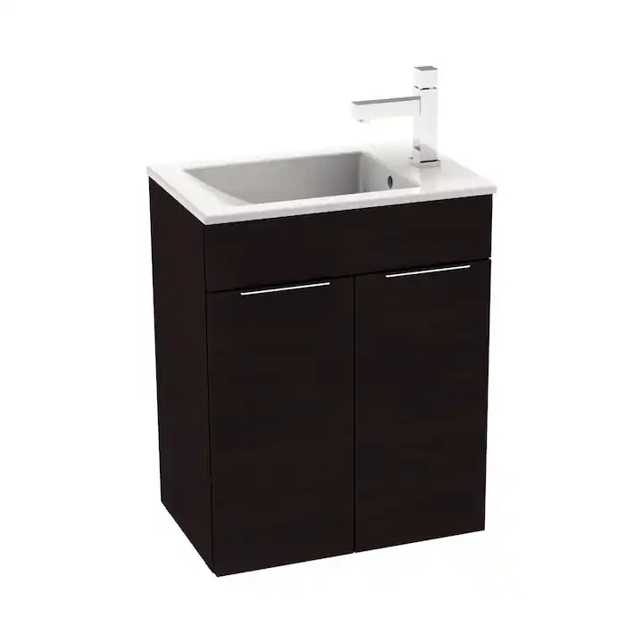 Jika Cube alsószekrény 50x34 cm-es mosdóval, sötét tölgy H4536411763021Jika Különleges ajánlat