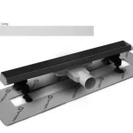 Rendeld meg most Radaway SLIM 75 cm-es rozsdamentes zuhanyfolyóka Fehér üveg ráccsal 5L075S + 5R75SGWRadaway