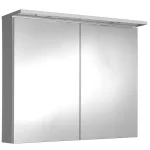 Csak ma Sapho AQUALINE KAWA 80x70cm tükrösszekrény LED világítással, fehér WGL80Aqualine