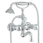 Biztonságos vásárlás Bugnatese Arcadia kádcsaptelep zuhanyszettel swarovski fogantyúval, bronz 8300KBRBugnatese