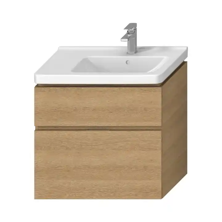 Exkluzív ajánlat Jika Cubito Pure alsószekrény 75 cm-es mosdóhoz, jobb oldali medencéhez tölgy H40J4254035191Jika