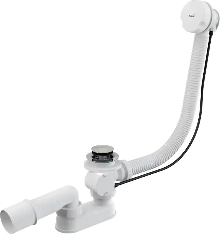 Csak ma Alcaplast A51B 80 automata kádszifon, fehér (hossz 800mm)Alcaplast