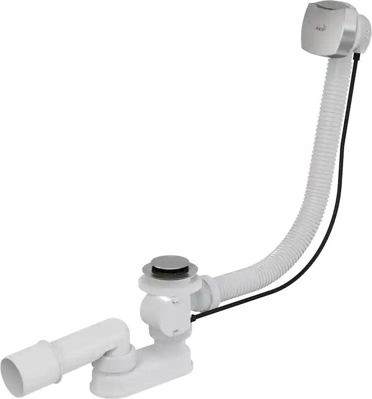 Legkelendőbb ALCA (Alcaplast) A51CR automata kádszifon, króm (hossz 570mm)Alcaplast