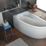 Kolpa-San Calando-D 150x85/M-1+MIKRO Beépíthető aszimmetrikus sarokkád vízmasszázs rendszerrel mikrofúvókákkal 576770 jobbosKolpa-San Kiárusítás