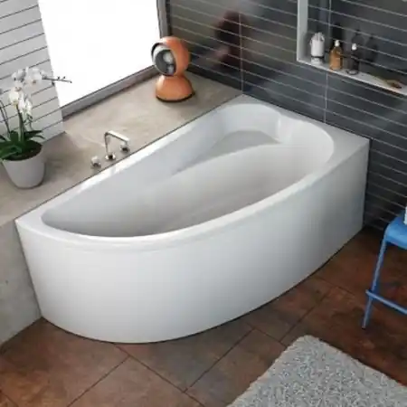 Outlet Kolpa-San Calando-L 150x85/MO-1 Előlapos aszimmetrikus sarokkád vízmasszázs rendszerrel 576880 balosKolpa-San