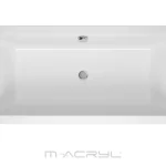 M-Acryl Sabina 160x75 cm egyenes kád kádlábbal 12383M-Acryl Bestseller