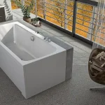 Szuper ajánlat Kolpa-San Bell 180x90/M-1 Beépíthető egyenes fürdőkád vízmasszázs rendszerrel 591870Kolpa-San
