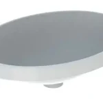 Geberit VariForm 55x40 cm ovális beépíthető mosdó túlfolyó nélkül 500.719.01.2Geberit Ajánlat