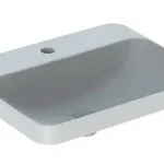 Vedd meg online Geberit VariForm 55x45 cm beépíthető mosdó túlfolyó nélkül 500.743.01.2Geberit