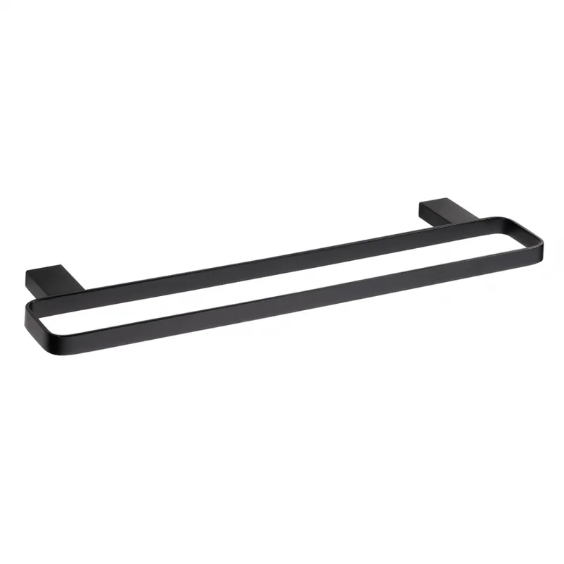 Biztonságos fizetés Sapho BEMETA NERO Dupla Törölközőtartó, 500x20x132mm, fekete 135004080Bemeta