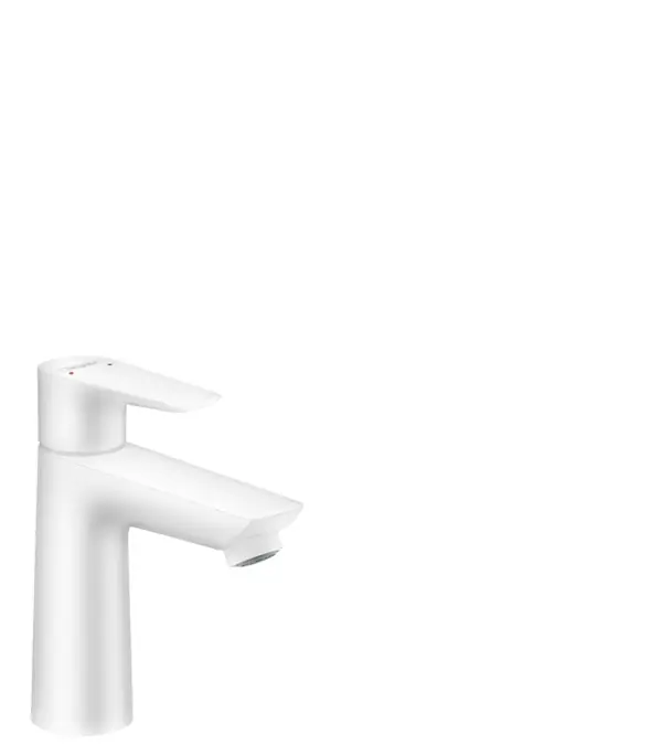 Hansgrohe Talis E egykaros mosdócsaptelep 110 automata lefolyó-garnitúrával, matt fehér 71710700Hansgrohe Korlátozott ajánlat