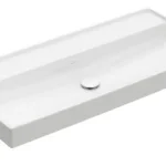 Vásárlói kedvenc Villeroy & Boch Collaro 100x47 cm mosdó, csaplyuk nélkül CeramicPlus felülettel 4A33A3R1 (4A33 A3 R1)Villeroy & Boch