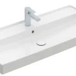 Kihagyhatatlan ajánlat Villeroy & Boch Collaro 100x47 cm mosdó csiszolt alsó felülettel CeramicPlus felülettel 4A331GR1 (4A33 1G R1)Villeroy & Boch