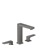 Bestseller Hansgrohe 3-lyukú karos mosdócsaptelep 100 push-open lefolyóval, szálcsiszolt fekete króm 32515340Hansgrohe