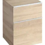 Árcsökkenés Geberit iCon oldalsó kiegészítő szekrény két fiókkal Melaminos faszerkezet/Természetes tölgy 841047000Geberit