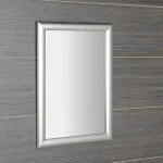 Árengedmény Sapho ESTA tükör fa kerettel, ezüst csíkos 580x780mm NL395Sapho