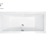 Besco QUADRO SLIM 175x80 cm egyenes kád, fehér WAQ-175-SLBesco Ne maradj le