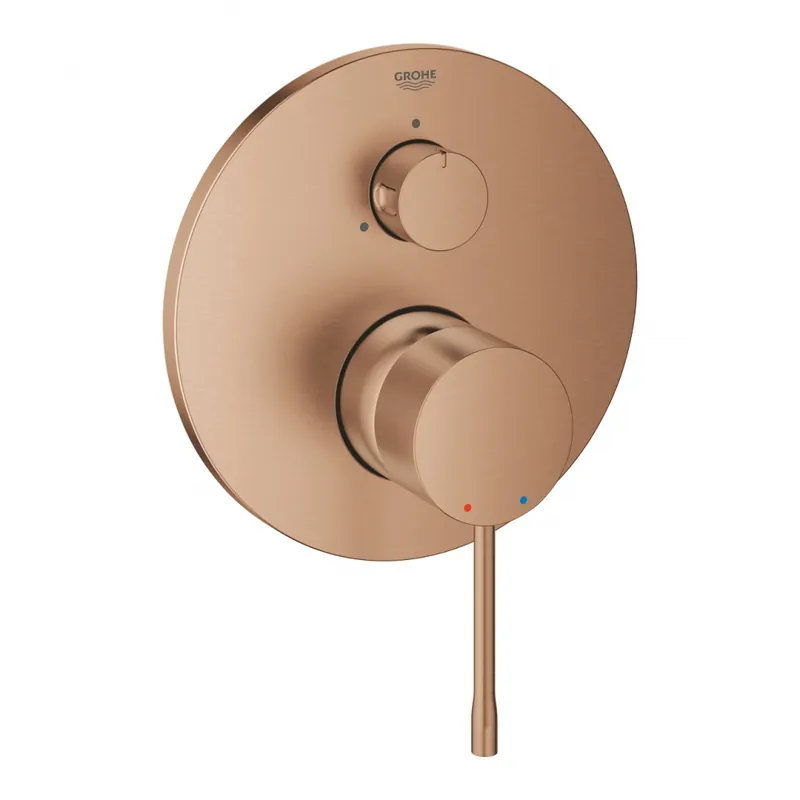 Vedd meg online Grohe Essence egykaros falba épített csaptelep 3 fogyasztóhoz, brushed warm sunset 24092DL1Grohe