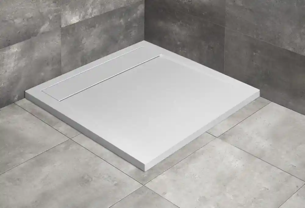 Radaway Teos C 90x90 cm szögletes öntöttmárvány zuhanytálca, fehér HTC9090-04Radaway Szuper ajánlat