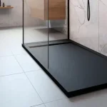 Expressz szállítás Radaway Teos F 140x100 cm szögletes öntöttmárvány zuhanytálca, antracit HTF140100-64Radaway