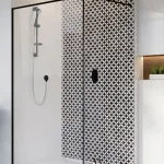 Azonnali szállítás Radaway Modo New Black II Frame Walk-in fekete zuhanyfal 90 cm 389094-54-56Radaway