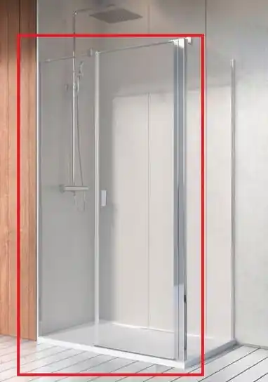 Radaway Nes KDS II 100 szögletes zuhanykabin (ajtó része), balos 10033100-01-01LRadaway Akció