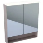 Geberit Acanto tükrös szekrény világítással, két ajtóval 75x83 cm 500.645.00.2Geberit Ne maradj le
