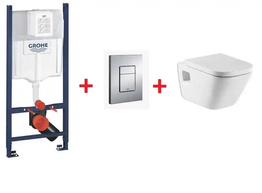 Grohe Rapid SL Projekt falsík alatti wc tartály komplett szett SZP-GR29 (38840000, 38732000, Roca-A346477000, Roca-A80147200B)Grohe Népszerű