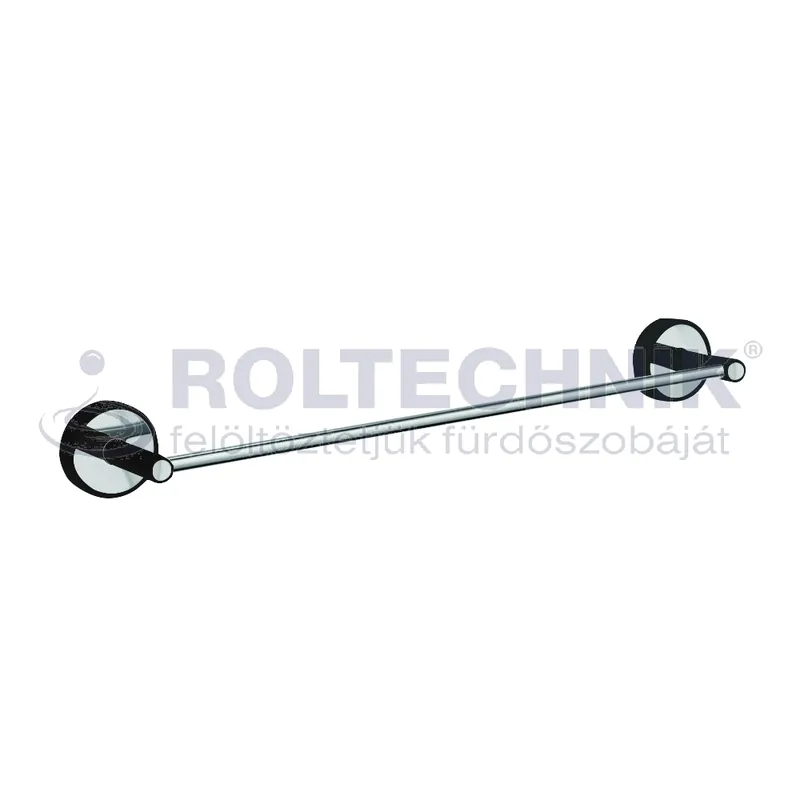 Roltechnik törölköző tartó 50 cm-es, króm/fekete 6250Roltechnik Gyors kiszállítás