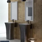 Besco Assos Glam 40x50x85 cm szabadonálló mosdó, grafit UMD-A-WOGBesco Nézd meg most