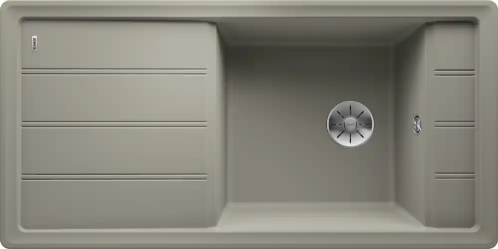 Korlátozott ajánlat BLANCO Faron XL 6S Silgranit mosogató szűrőkosárral gyöngyszürke 524806Blanco