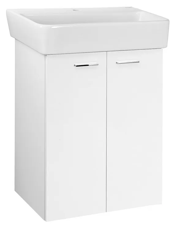 Olcsó AQUALINE ZOJA mosdótartó szekrény, 56x72x35,6cm, fehér 56377Aqualine