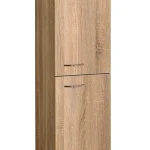 Árengedmény AQUALINE ZOJA/KERAMIA FRESH állószekrény, 30x140x25cm, platina tölgy 51157Aqualine