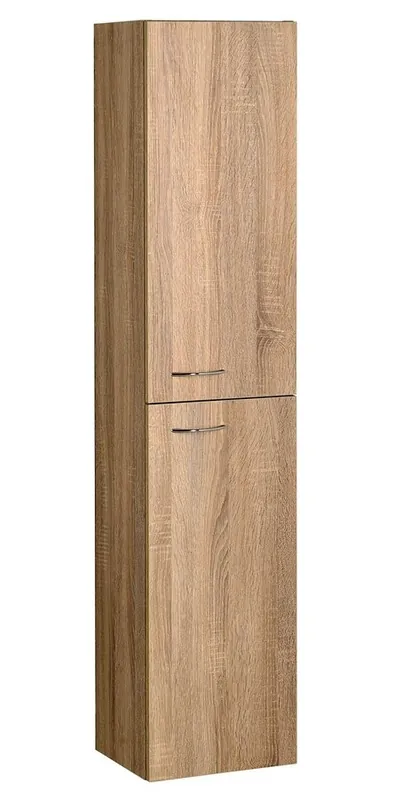 Árengedmény AQUALINE ZOJA/KERAMIA FRESH állószekrény, 30x140x25cm, platina tölgy 51157Aqualine