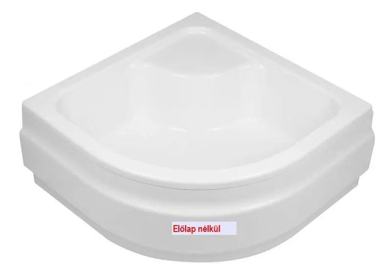 Nézd meg most Deante Deep negyedköríves zuhanytálca 90x90 cm KTD 041BDeante