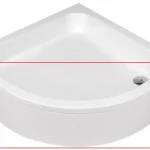 Deante Standard Plus II negyedköríves zuhanytálca előlap 90x90 cm KTU 031ODeante Akciós ár