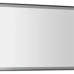 Sapho SORT 100x70cm tükör LED világítással, matt fekete ST100Sapho Szuper ajánlat