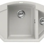 Utolsó esély Elleci Easy CORNER sarok gránit mosogató, G52 Bianco Pietra LGYCOR52Elleci