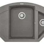 Elleci Easy CORNER sarok gránit mosogató, G48 Cemento LGYCOR48Elleci Vásárlói kedvenc