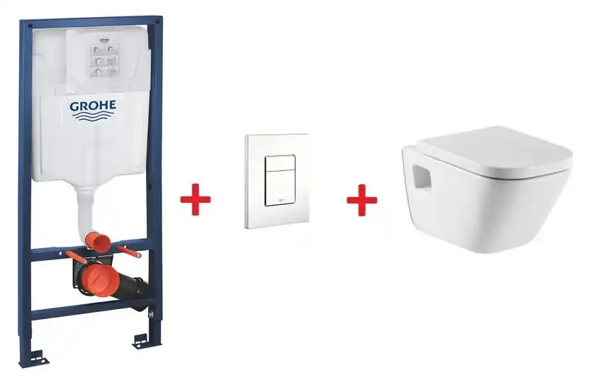 Grohe Rapid SL falsík alatti wc tartály komplett szett SZP-GR68 (38528001, 38732SH0, Roca-A346477000, Roca-A801470004)Grohe Kedvezményes ár
