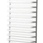 Outlet Radeco MARIO A1-400/M design törölközőszárítós csőradiátor (430W, fehér, 490x435 mm)Radeco