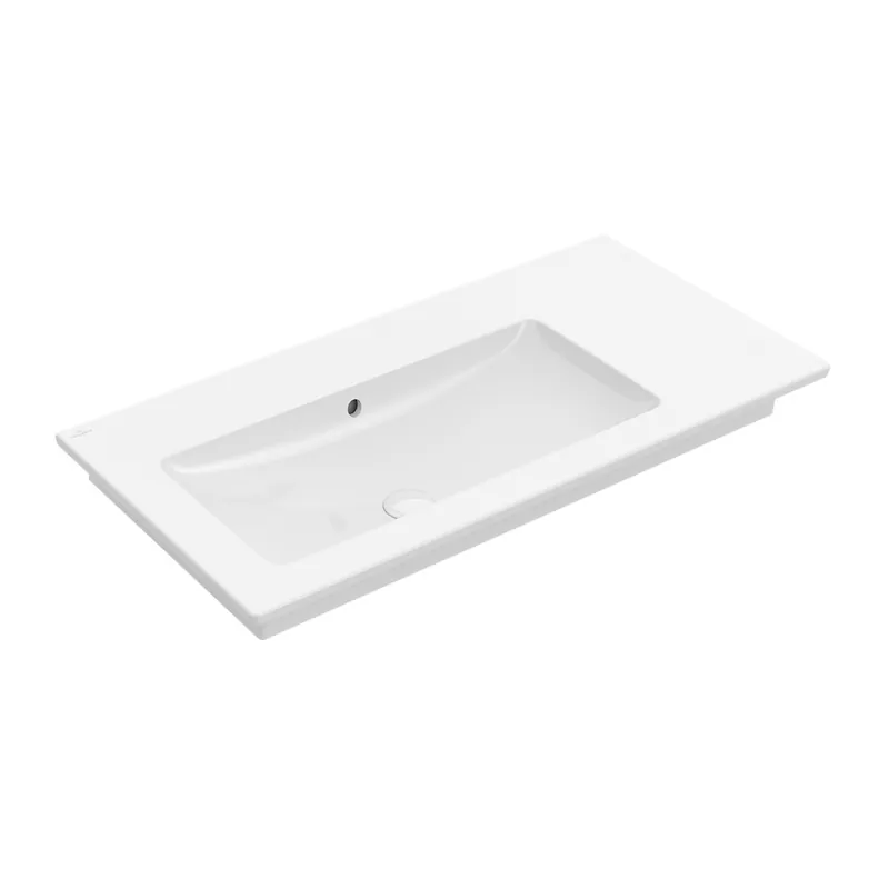 Villeroy and Boch Venticello 100x50 cm beépíthető aszimmetrikus mosdó, 1 csaplyukkal, balos CeramicPlus felülettel 4134L1R1Villeroy & Boch Nézd meg most
